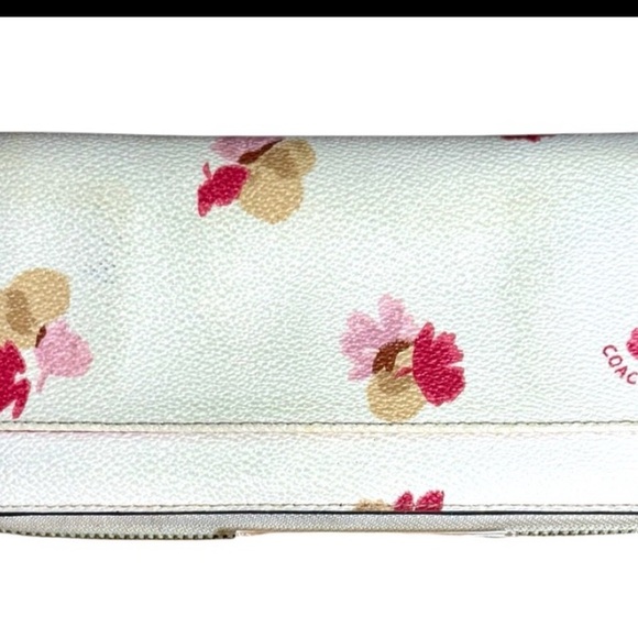 Coach Limiteded Edition continental zip around wallet With Pop Floral Print - Picture 2 of 16